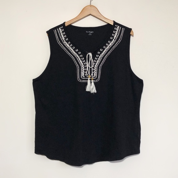 Kim Rogers Tie Neck Blouse - Picture 1 of 7